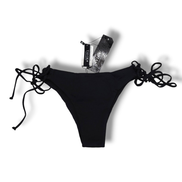 NWT Tavik Bebe Mini Bikini Swim Bottom Sz.  XS [0-2] Black - Picture 2 of 6